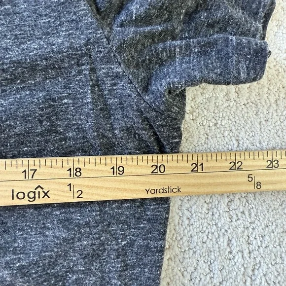 Buck Mason Men's Crewneck T-Shirt Lot of 2 Heather Charcoal Grey Size L USA - Picture 3 of 8